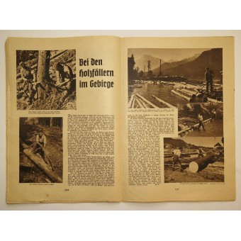 Hilf mit!, Nr.7, Aprile 1941, Illustrierte deutsche Schülerzeitung per Hitlerjugend. Espenlaub militaria